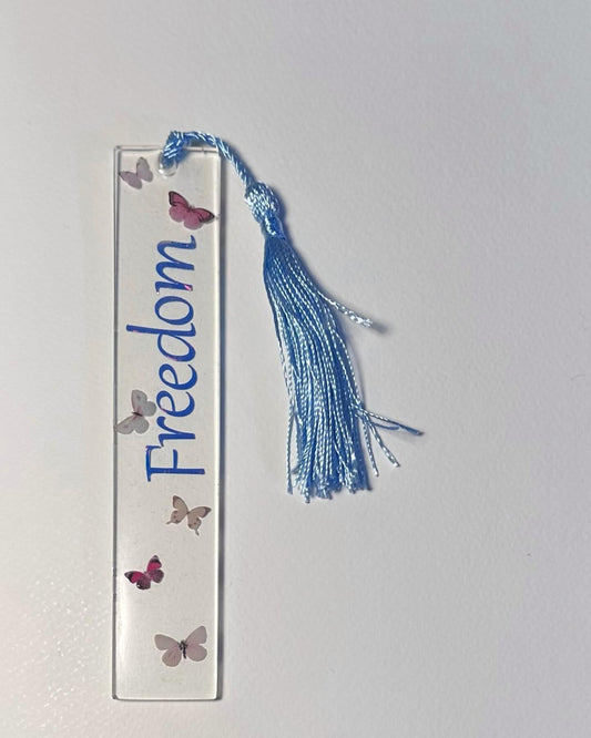 Freedom Resin Bookmark