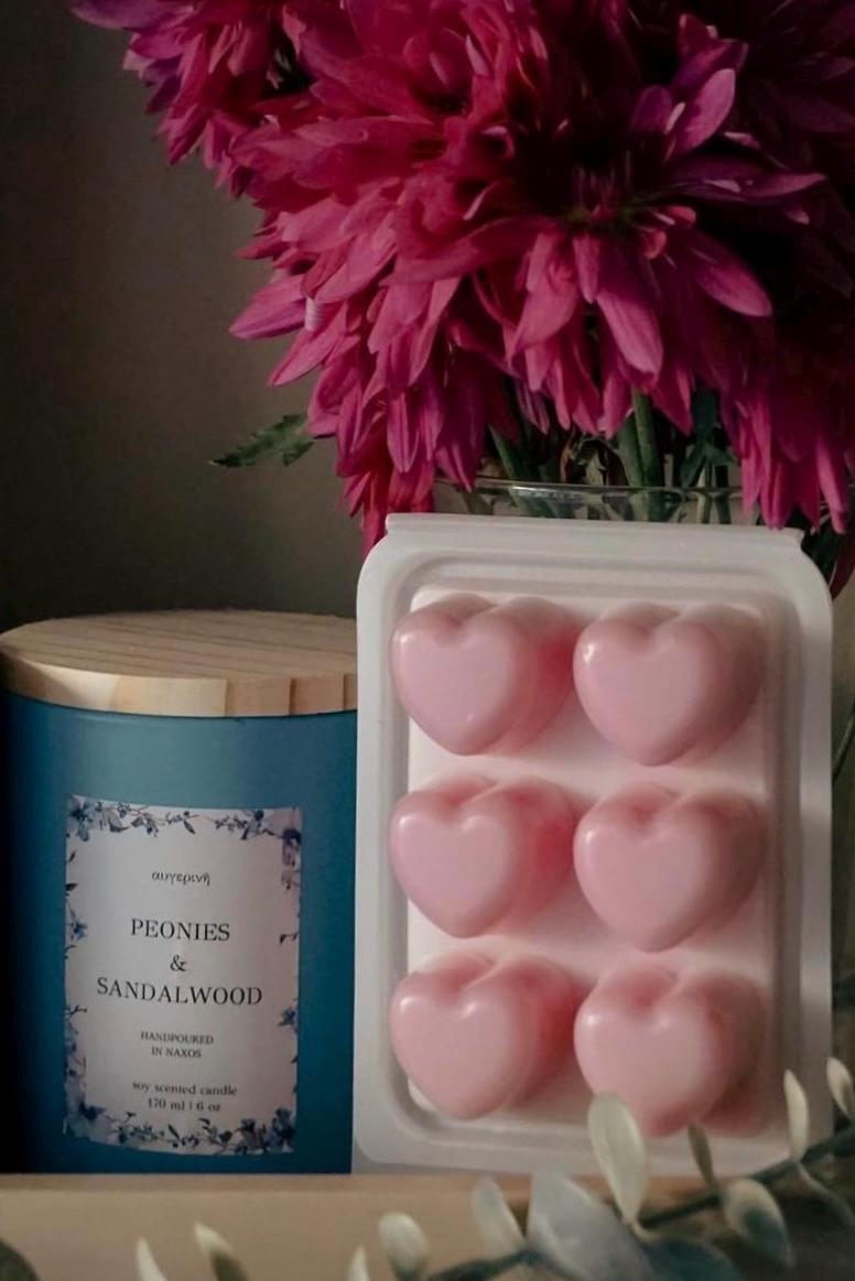 Peonies + Sandalwood | Soy Scented Candle