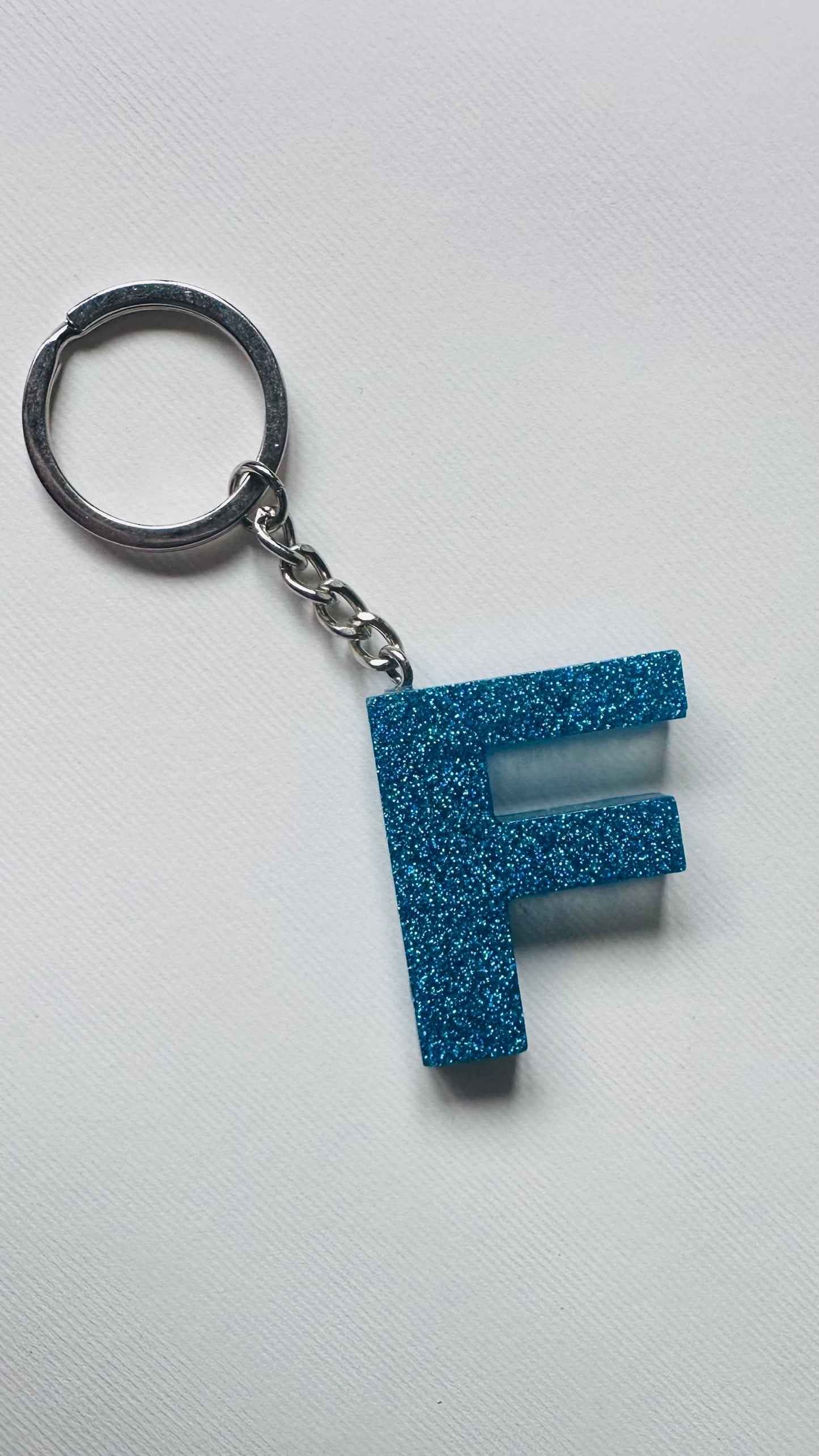 F | Μπρελόκ από Υγρό Γυαλί