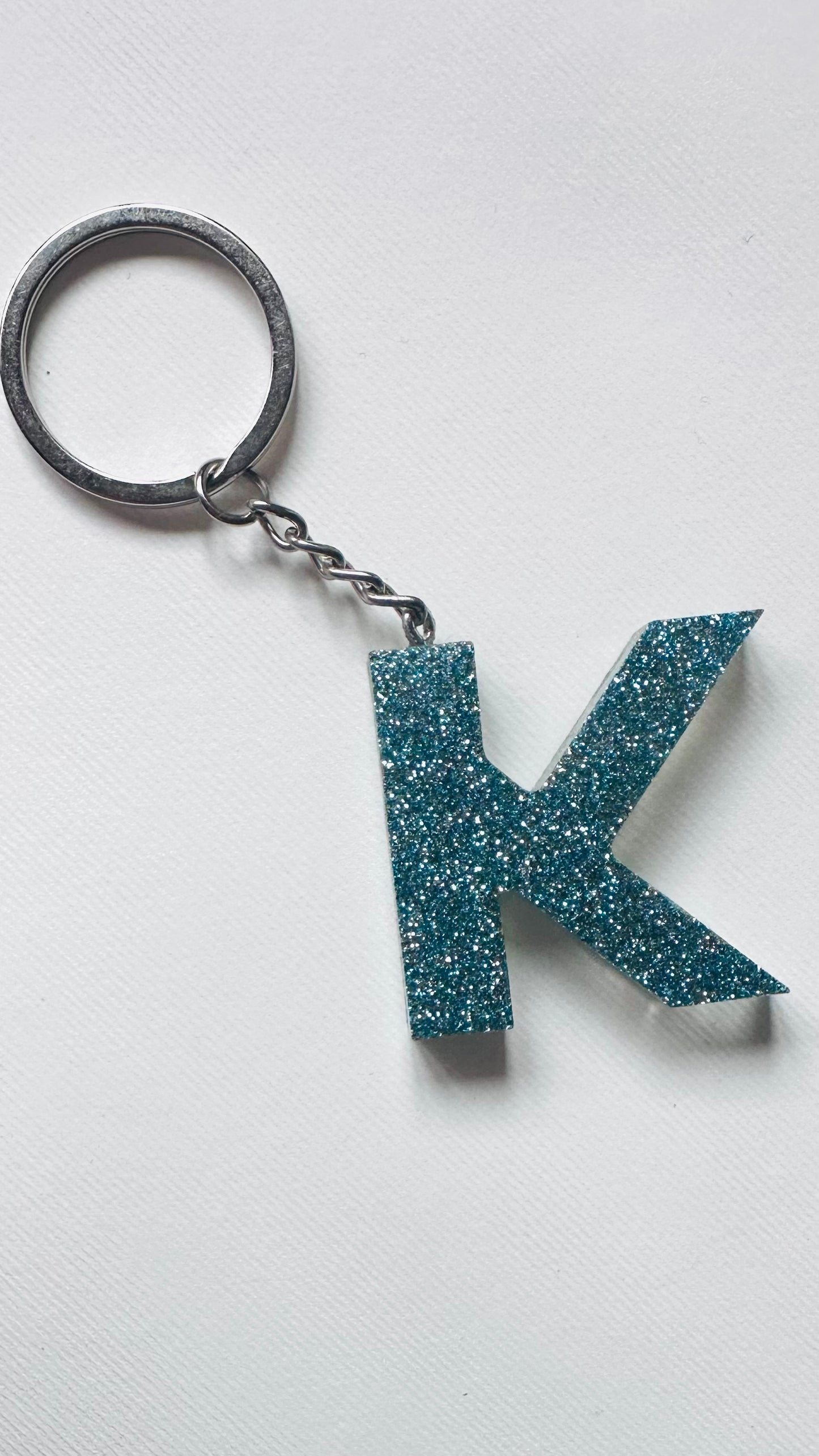 K | Μπρελόκ από Υγρό Γυαλί