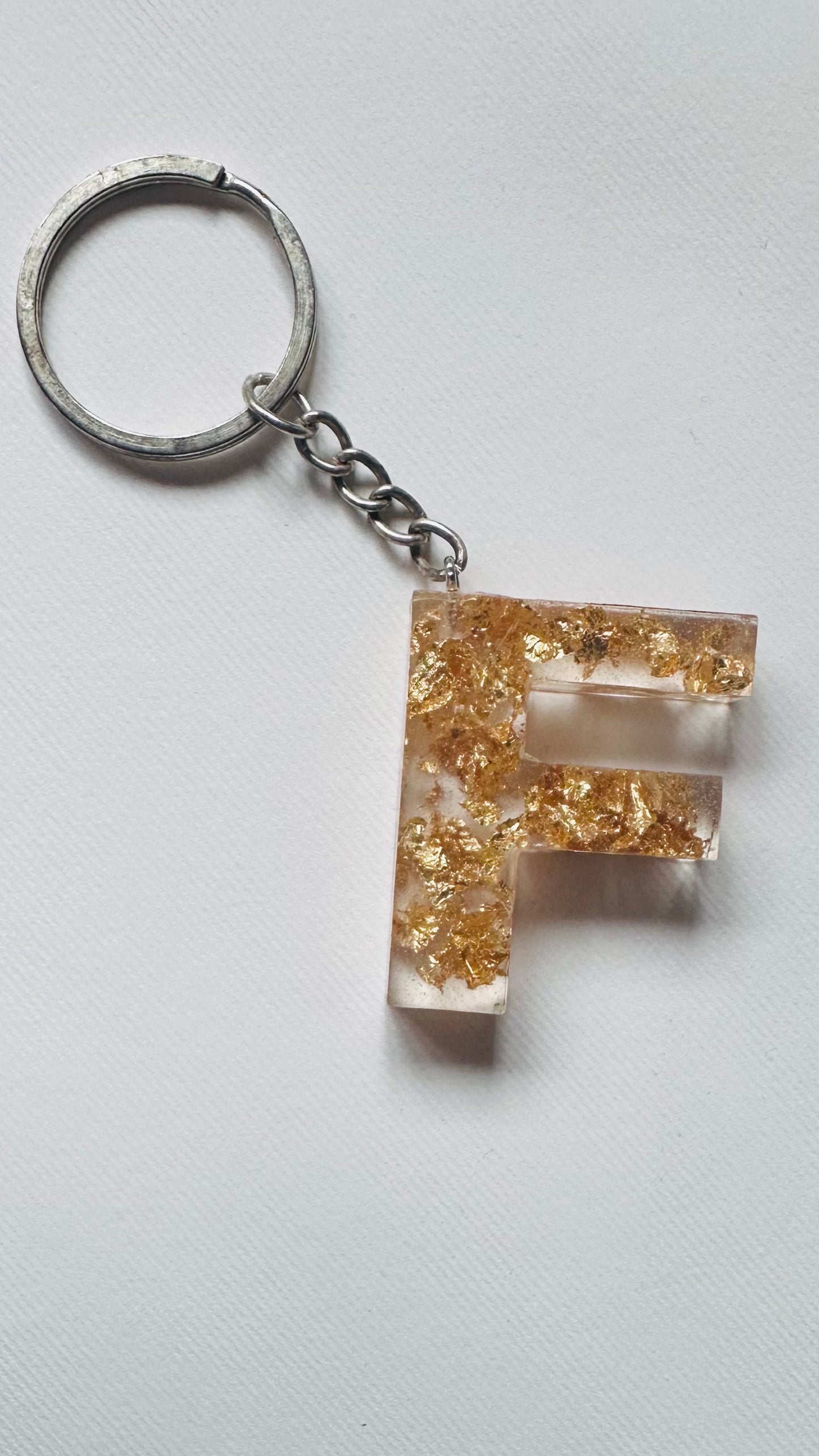 F | Μπρελόκ από Υγρό Γυαλί