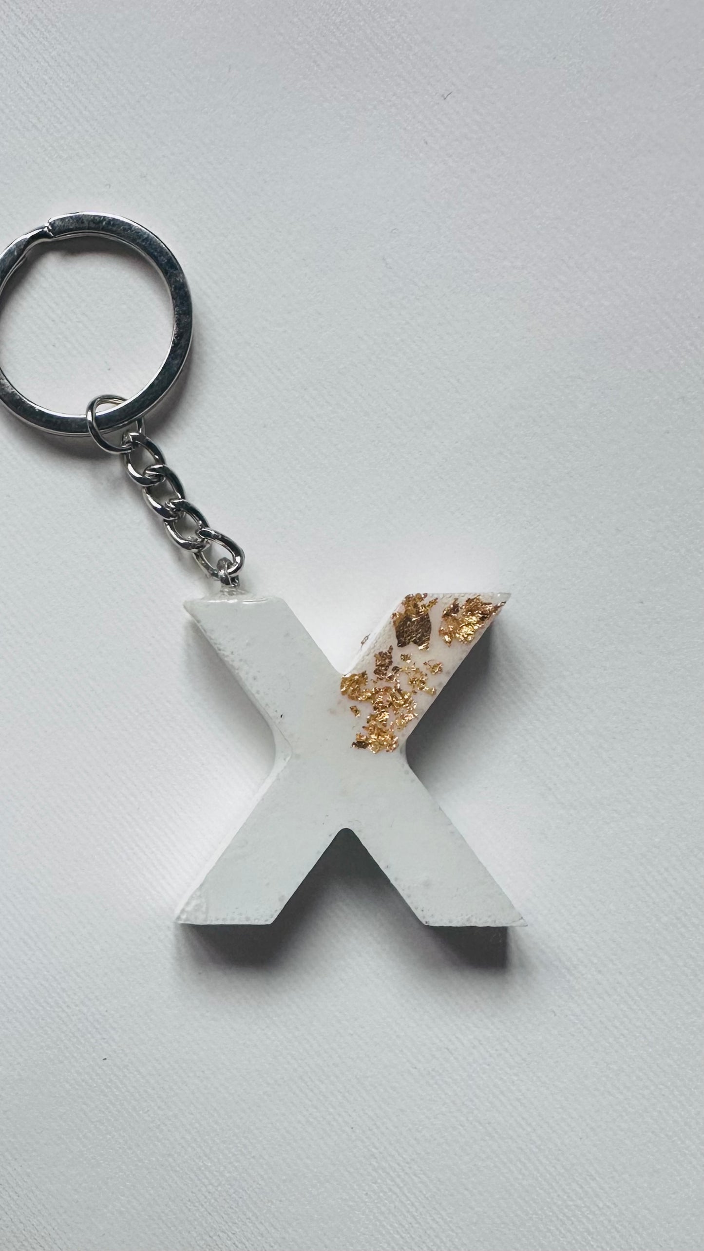 X | Μπρελόκ από Υγρό Γυαλί