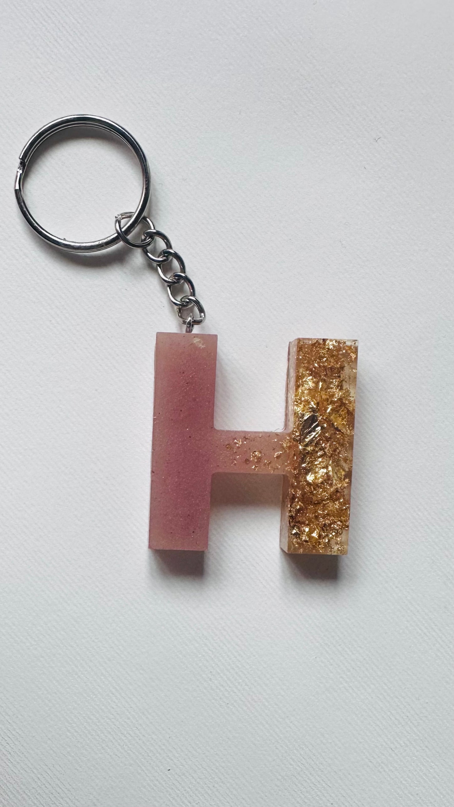 H | Μπρελόκ από Υγρό Γυαλί