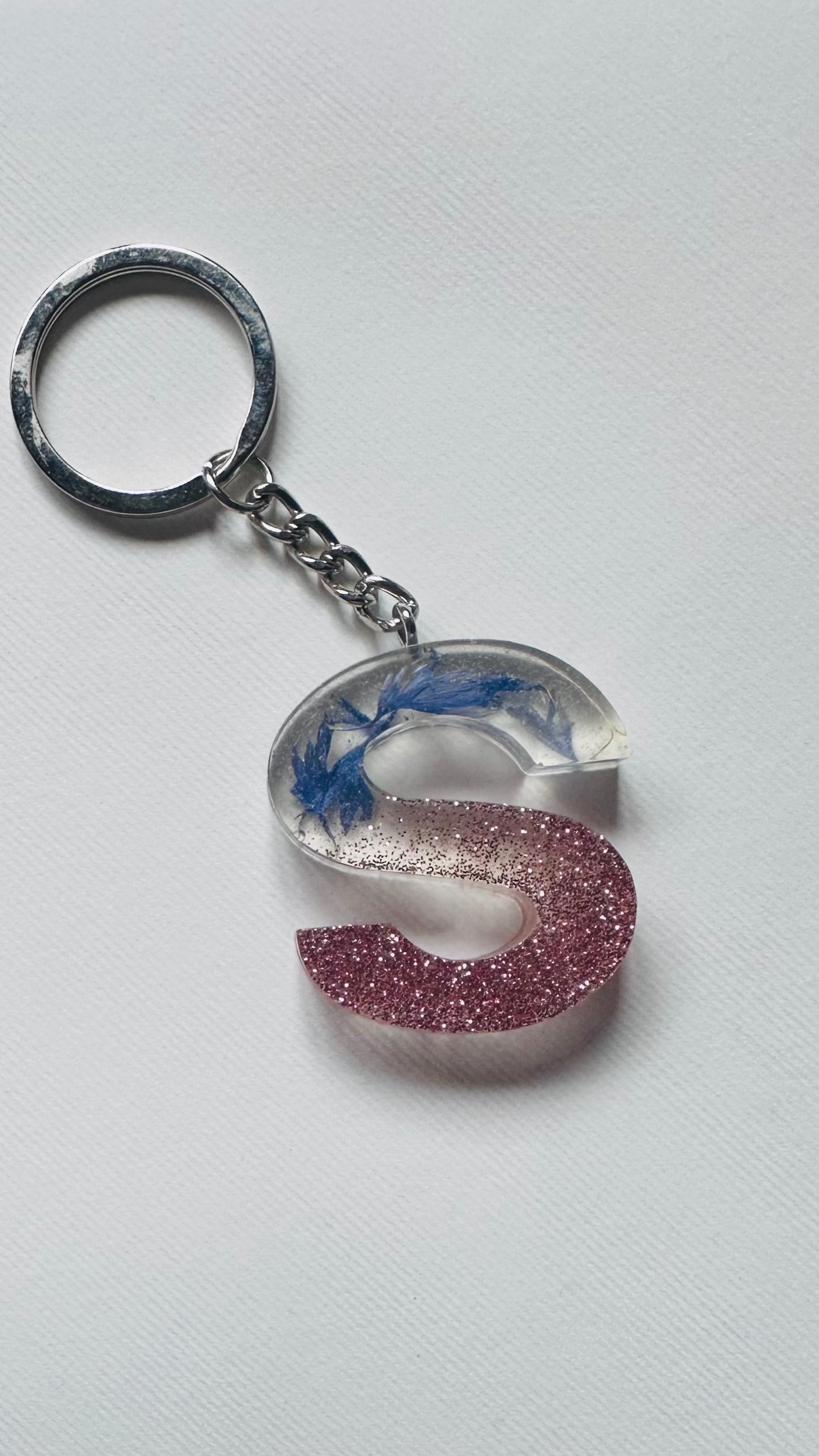 S | Μπρελόκ από Υγρό Γυαλί