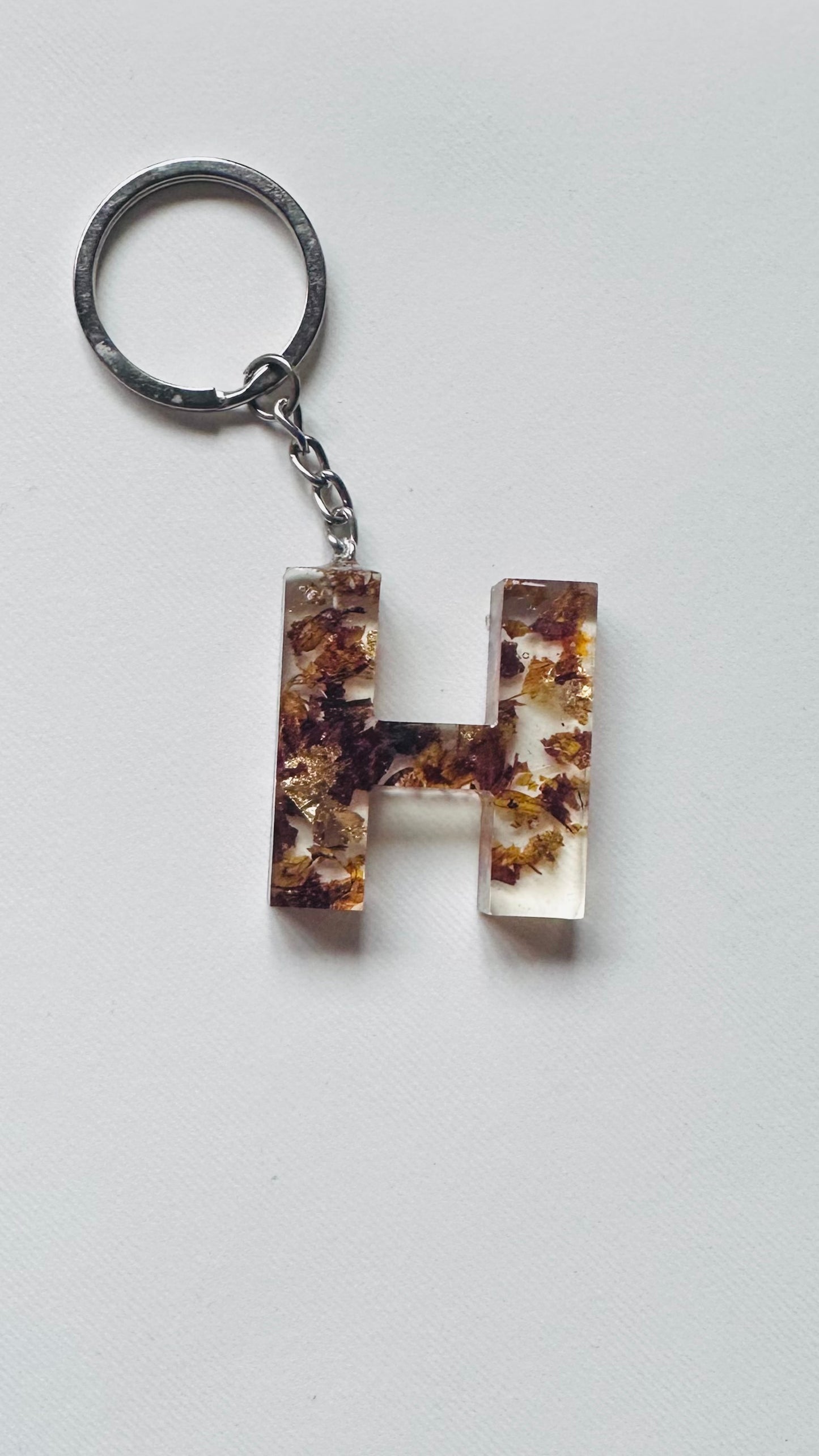 H | Μπρελόκ από Υγρό Γυαλί