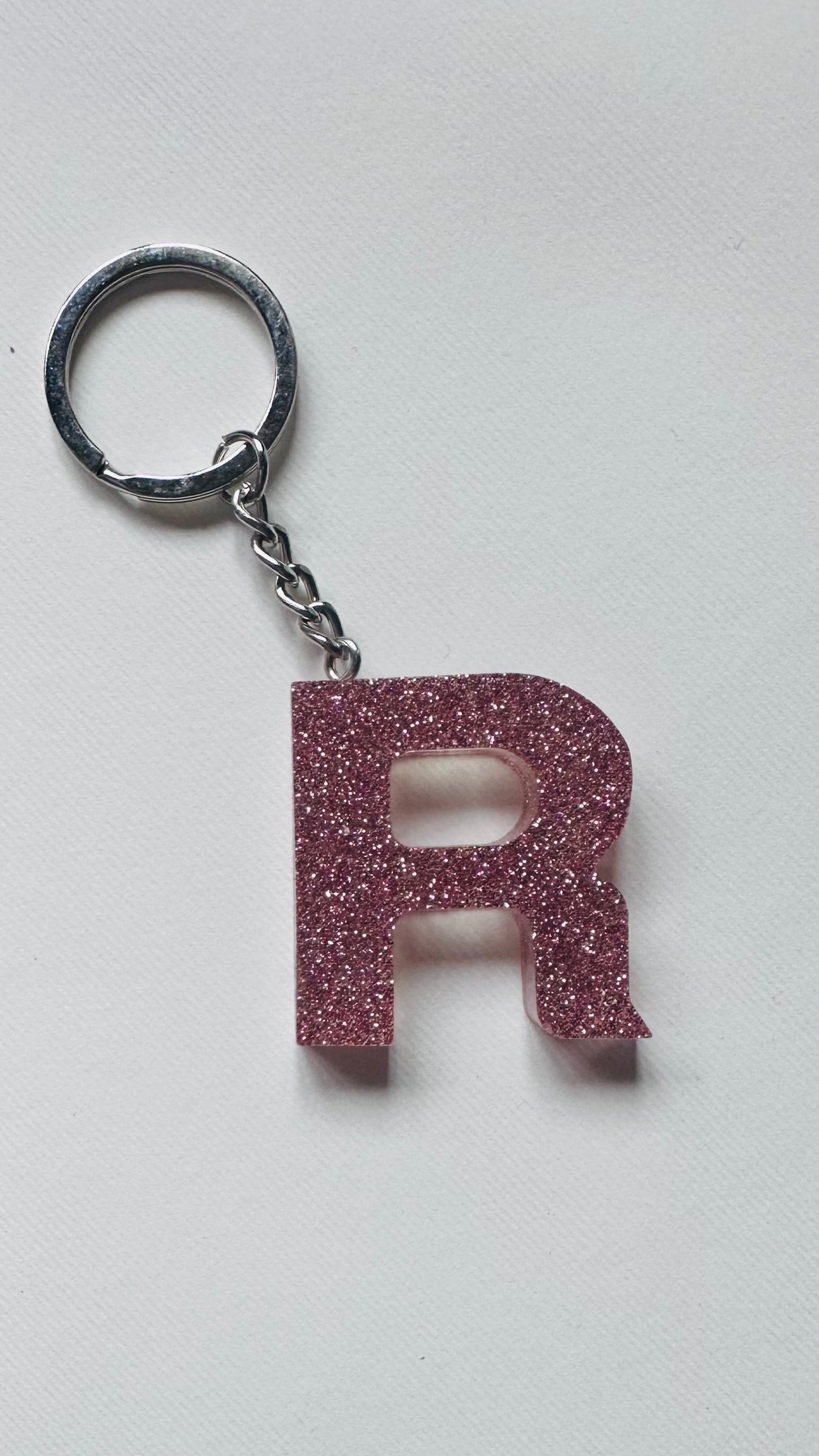 R | Μπρελόκ από Υγρό Γυαλί