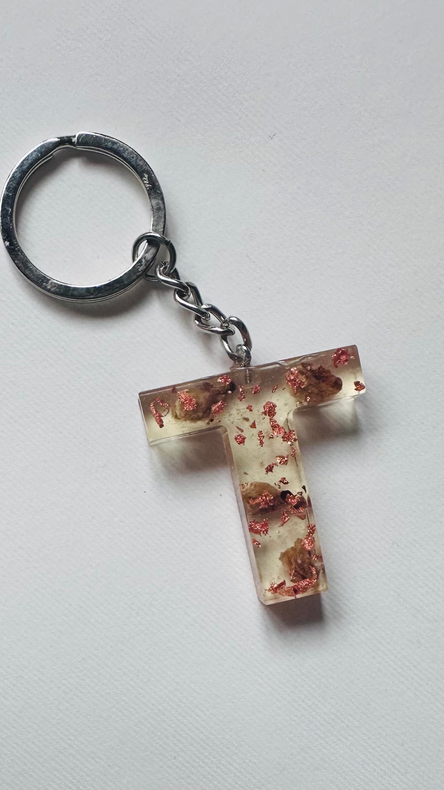 T | Μπρελόκ από Υγρό Γυαλί