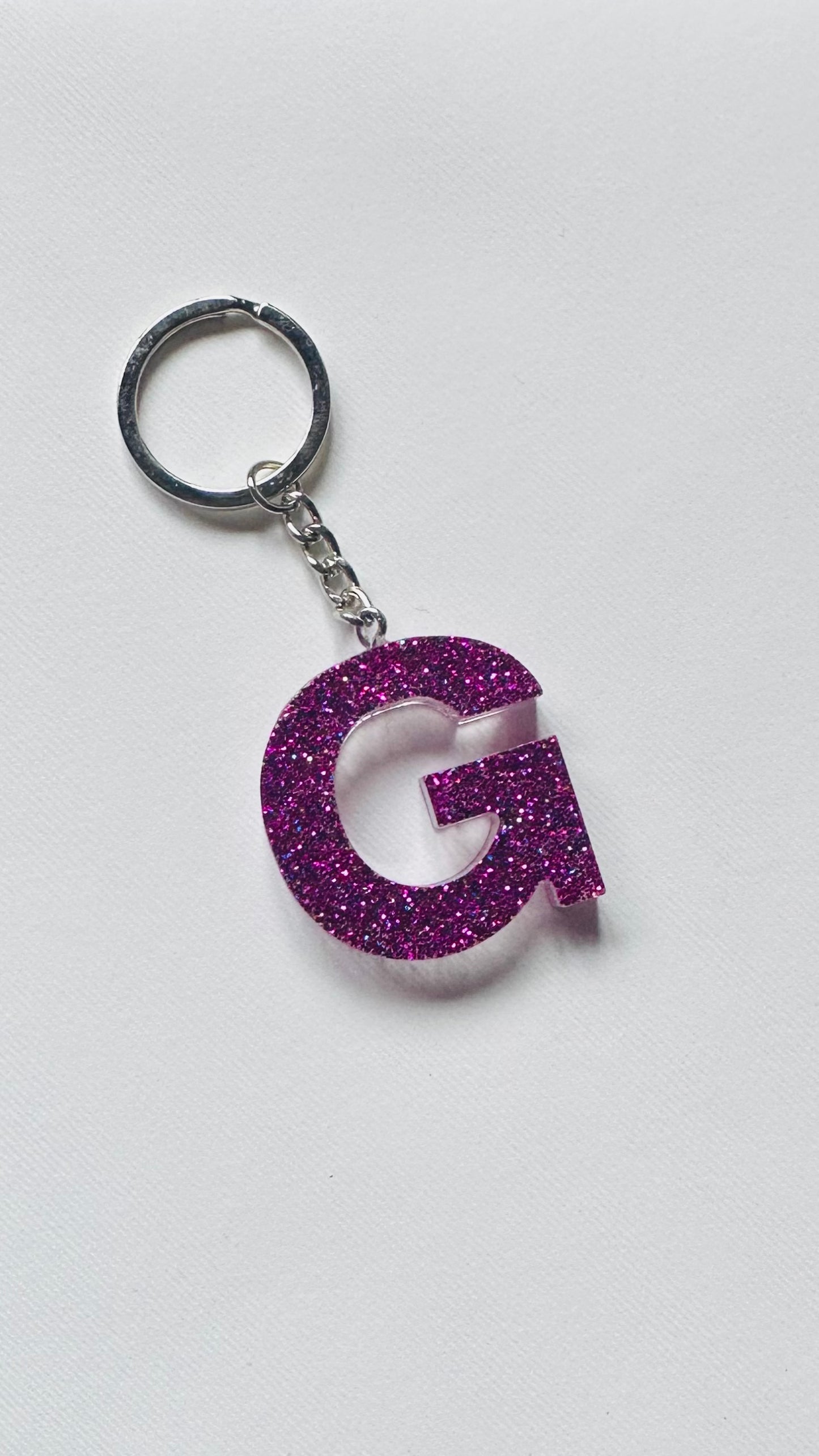 G | Μπρελόκ από Υγρό Γυαλί