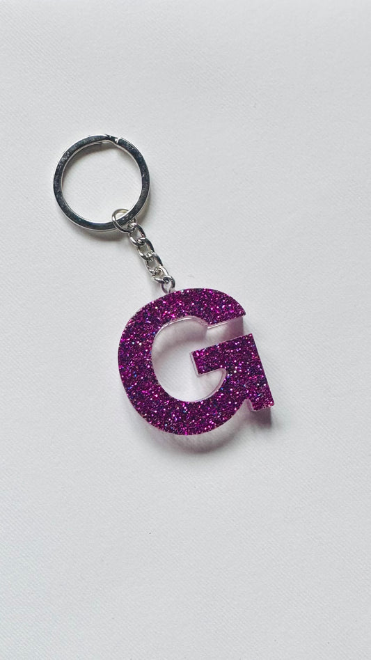 G | Μπρελόκ από Υγρό Γυαλί