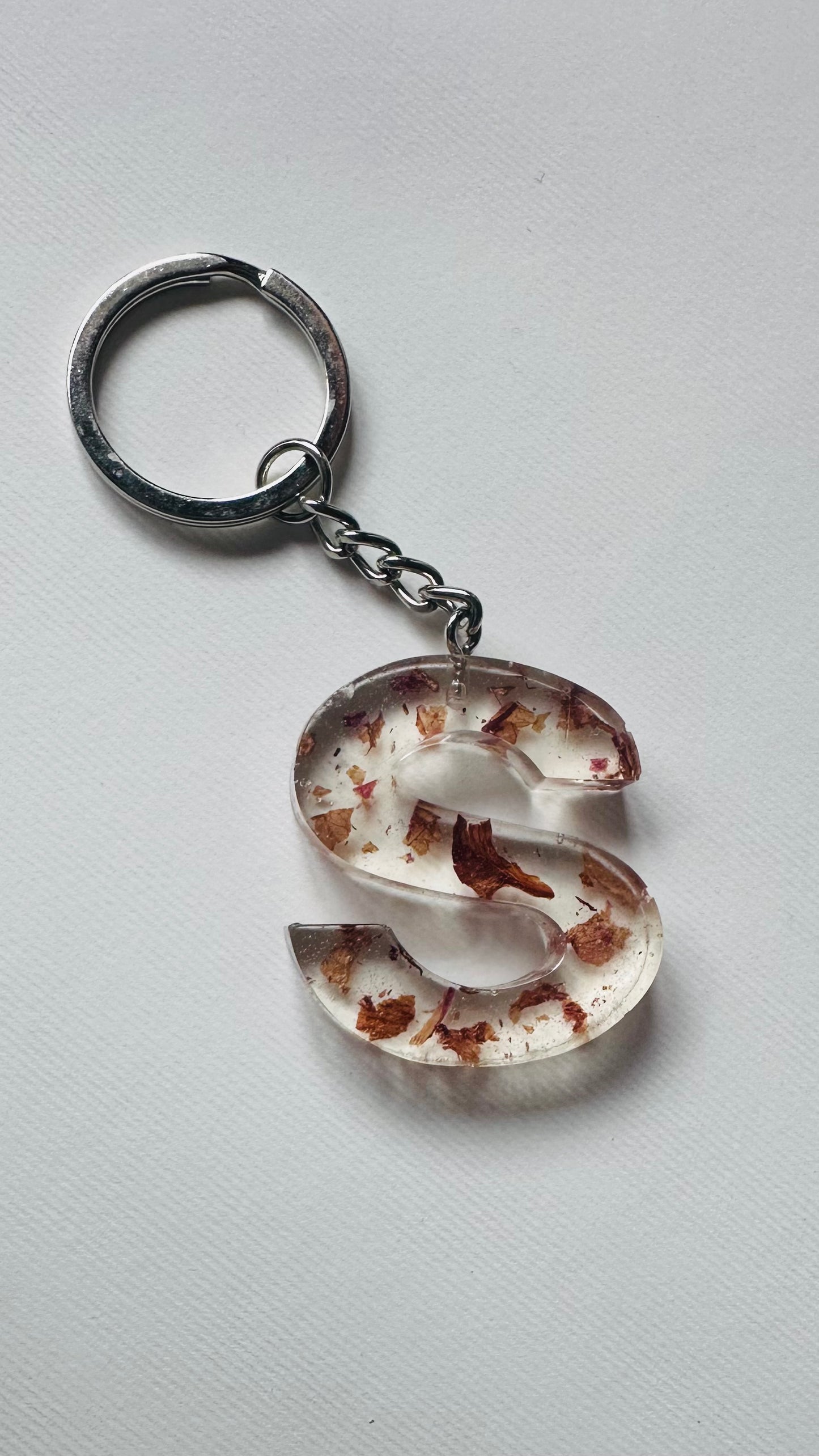 S | Μπρελόκ από Υγρό Γυαλί